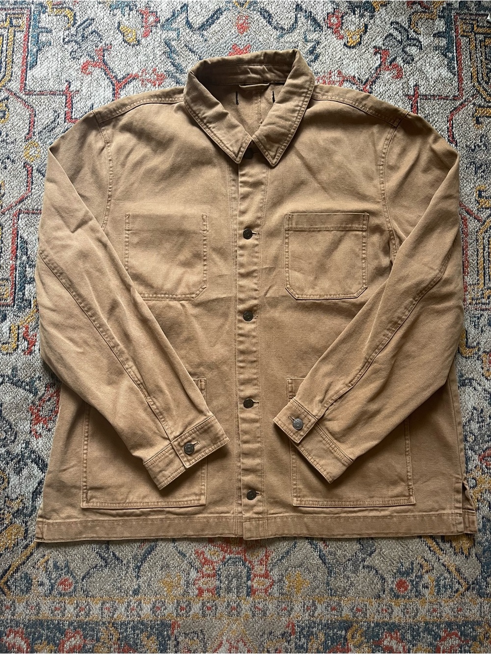 Madewell Men's Tan Canvas Shirt Jacket
